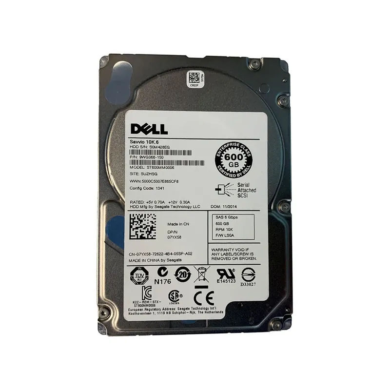 9WG066-150 - Seagate 600GB 10000RPM SAS 6Gb/s 64MB Cache 2.5-in HDD