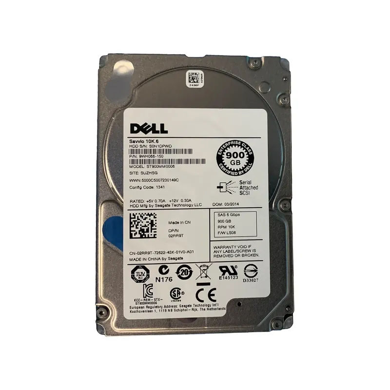 9WH066-150 - Seagate Savvio 10K.6 900GB 10000RPM SAS 2.5-Inch HDD