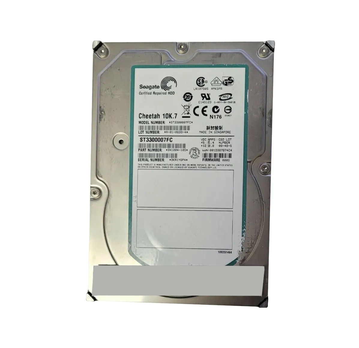 9X1004-105 - Seagate 300GB 10000RPM Fibre Channel 2Gb/s 3.5-in HDD
