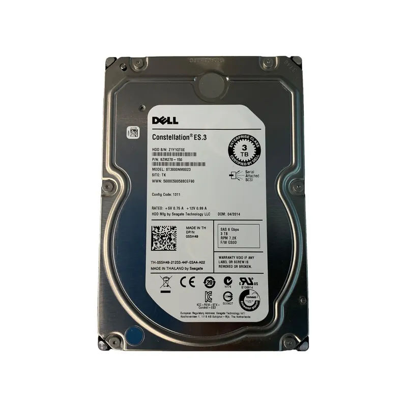 9ZM278-150 - Seagate Constellation ES.3 3TB 7200RPM SAS 3.5-Inch HDD