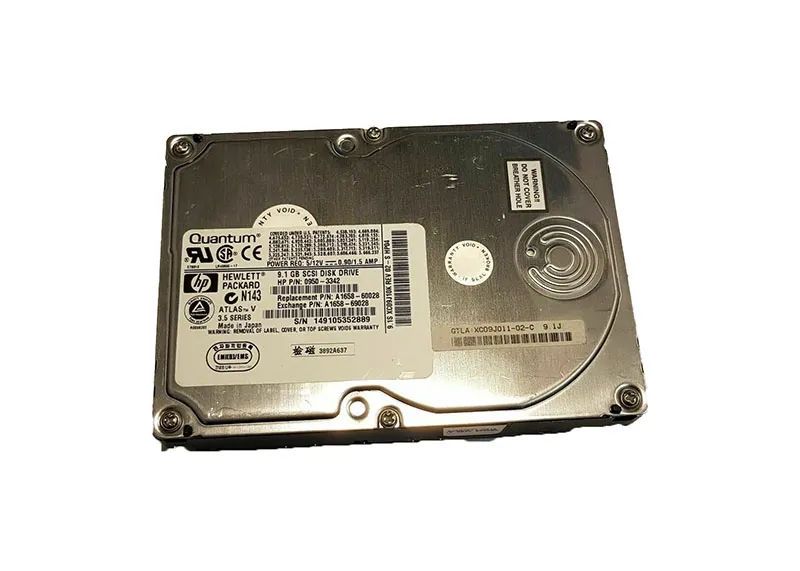 A1658-60028 - HP 9.1GB 7200RPM Ultra-2 Wide SCSI (LVD) 3.5-in HDD