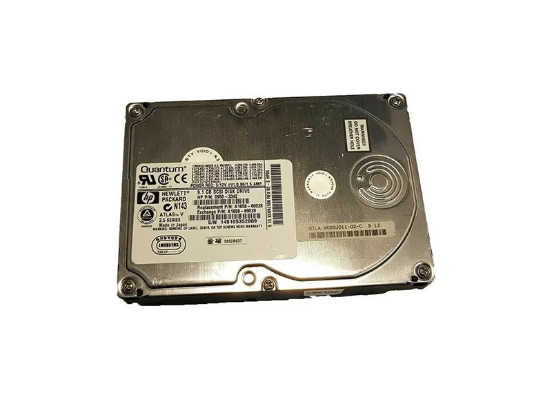 A1658-69028 - HP 9.1GB 7200RPM Ultra-2 Wide SCSI 80-Pin 3.5-in HDD