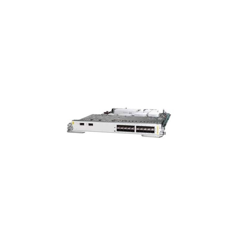 A9K-2T20GE-E, Cisco ASR 9000 Line Card, 2x10GE/20xGE/Req. XFPs & SFPs