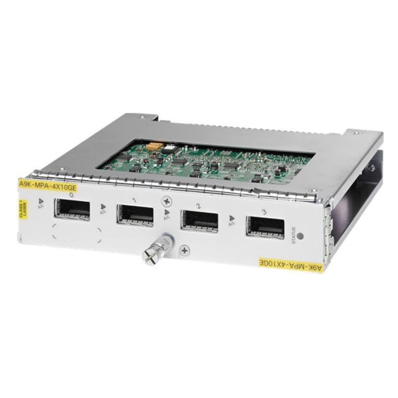 A9K-MPA-4x10GE, Cisco ASR 9000 Router Modular Port Adapter, 4x10GE ports/Modular design/High throughput