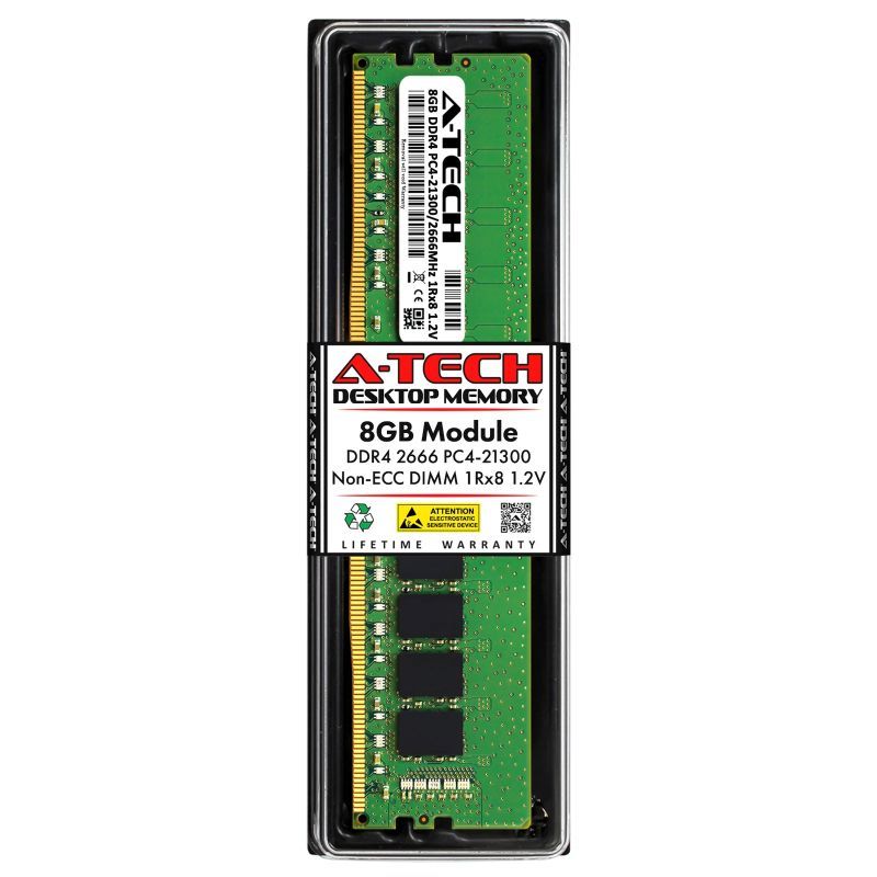 8GB DDR4-2666 UDIMM Memory Module