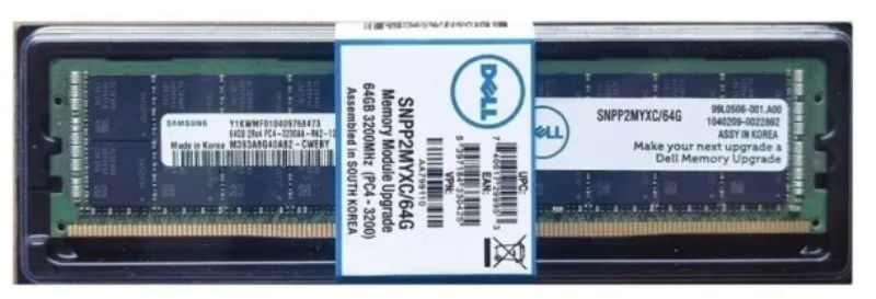 AA810828 - Dell 64GB DDR4 3200MHz ECC RDIMM Memory Module