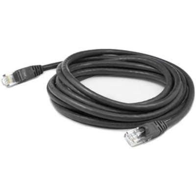 ADD-12FSLCAT6-BK - 12FT BLACK CAT 6 SLIM PVC ETHERNET CABLE SNAGLESS CLEAR-CLAW RJ-45 M/M