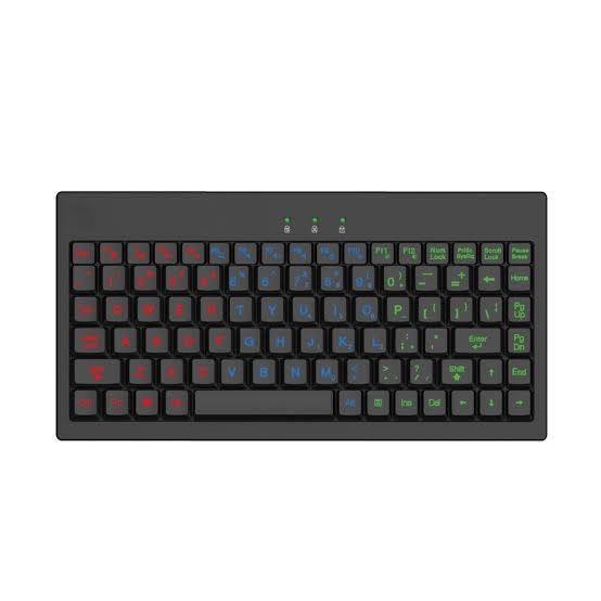 ADE-AKB-110EB - ADESSO SLIMTOUCH 110 - 3-COLOR ILLUMINATED MINI KEYBOARD
