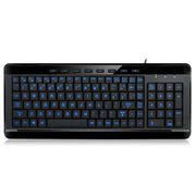 ADE-AKB-120EB - ADESSO SLIMTOUCH 120 - 3-COLOR ILLUMINATED COMPACT MULTIMEDIA KEYBOARD
