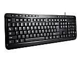 ADE-AKB-132UB - DESKTOP MULTIMEDIA USB BLACK KEYBOARD