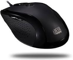 ADE-IMOUSEG2 - ADESSO USB ERGONOMIC OPTICAL MOUSE, WITH ADJUSTABLE DPI, INTERNET NAVIGATIONAL B