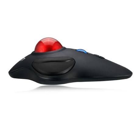 ADE-IMOUSET40 - ADESSO 2.4GHZ WIRELESS PROGRAMMABLE AMBIDEXTROUS ERGONOMIC TRACKBALL MOUSE, WITH