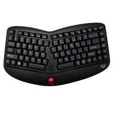 ADE-IMOUSET50 - ADESSO 2.4GHZ WIRELESS PROGRAMMABLE AMBIDEXTROUS ERGONOMIC TRACKBALL MOUSE, WITH