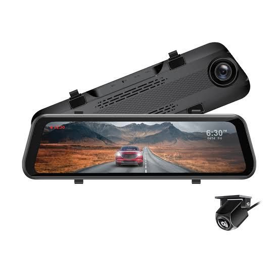 ADE-ORBIT D100 - GEKOGEAR ORIBIT D100 10IN REARVIEW MIRROR 1080P DASH CAMAERA AND BACK UP CAMERA