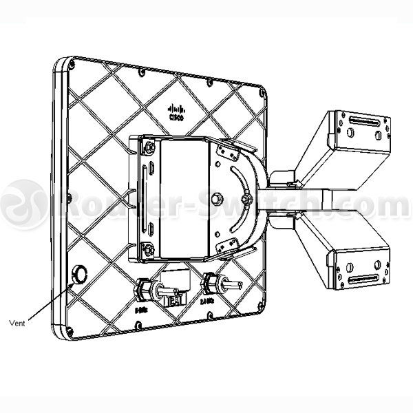 AIR-ANT25137NP-R4, Cisco Antenna, 2.4GHz 13dBi/5GHz 7dBi/Dual Band/Qty 4