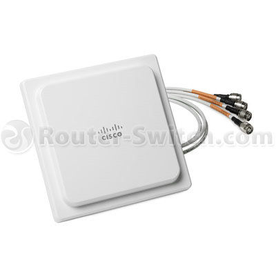 AIR-ANT2524V4C-R, Cisco AIR-ANT2524V4C-R Antenna, 2.4GHz 2dBi/5GHz 4dBi/4-port/RP-TNC
