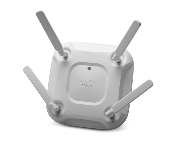 AIR-CAP3702E-H-K9, Cisco Aironet 3700 Series Access Point, 802.11a/g/n/ac/4x4 MIMO/External antennas