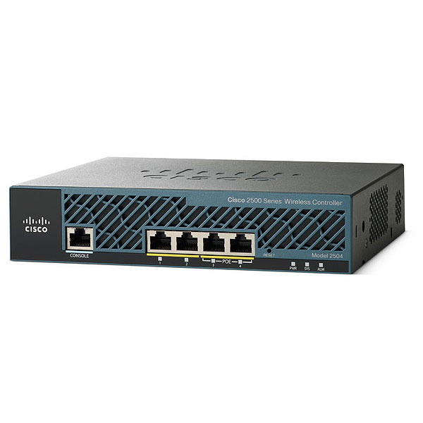 AIR-CT2504-25-K9, Cisco 2500 Wireless Controller, 25 AP licenses/Integrated management/Compact design