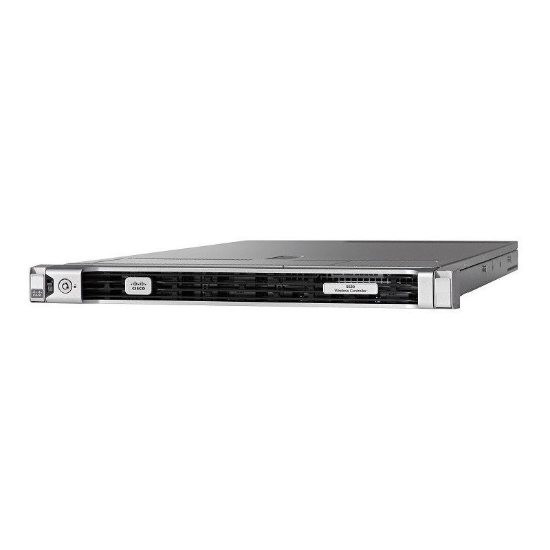 AIR-CT5520-K9, Cisco 5520 Wireless Controller, 20Gbps throughput/1500 APs/2x10GE SFP+