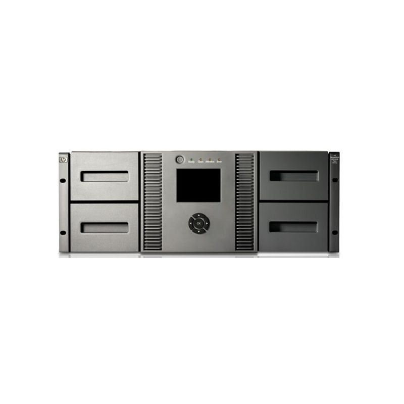 AK381A, HPE StoreEver MSL4048 Tape Library, 48-slot/2 LTO Drives/Barcode Reader