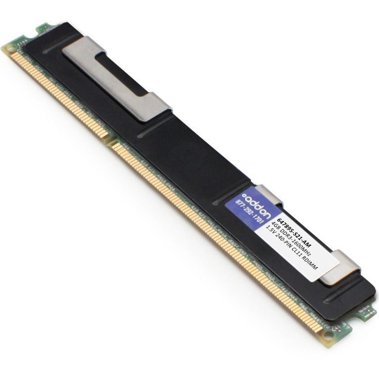 AND-647895-S21-AM - ADDON HP 647895-S21 COMPATIBLE FACTORY ORIGINAL 4GB DDR3-1600MHZ REGISTERED ECC