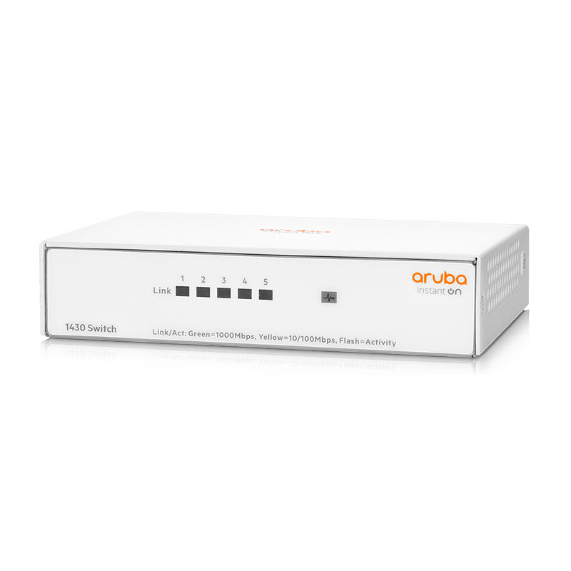 R8R45A, Aruba IOn 1430 Switch, 8xGE ports, Unmanaged, Fanless