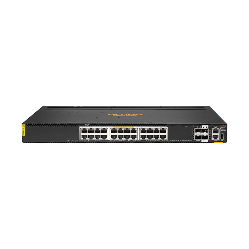 R8S89A, Aruba 6300M Switch, 24x100M/1G PoE, 2x50G, 2x25G