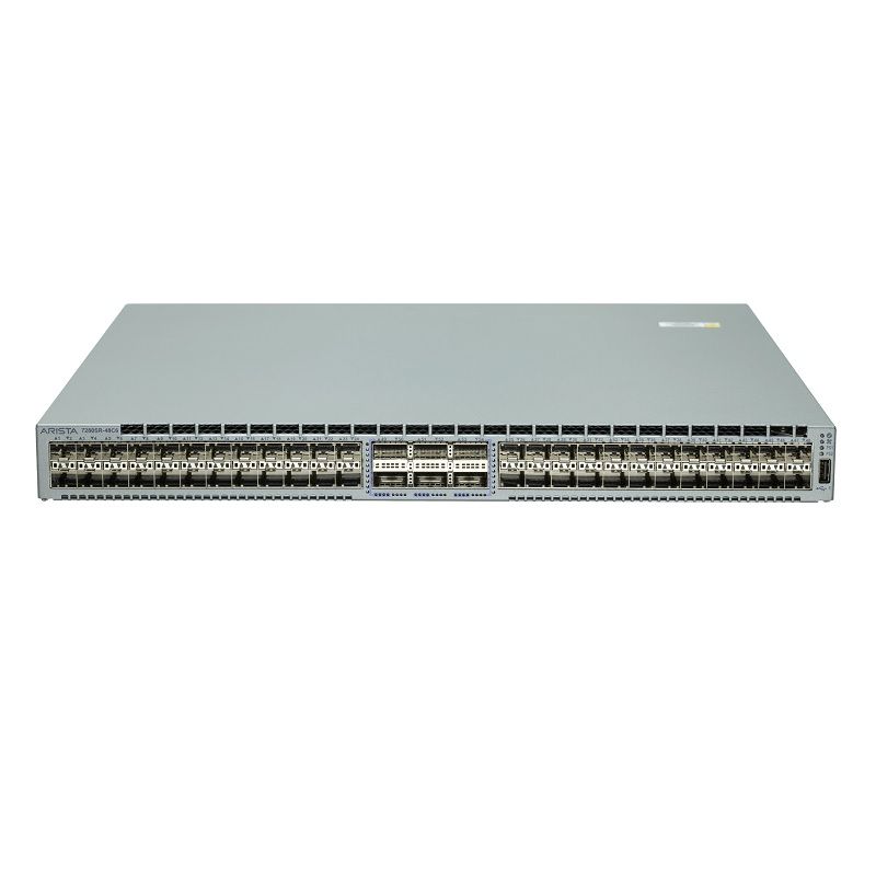 DCS-7280SR-48C6-R, Arista 7280R Switch, 48x10GbE SFP+/6x100GbE QSFP/Rear-to-front air