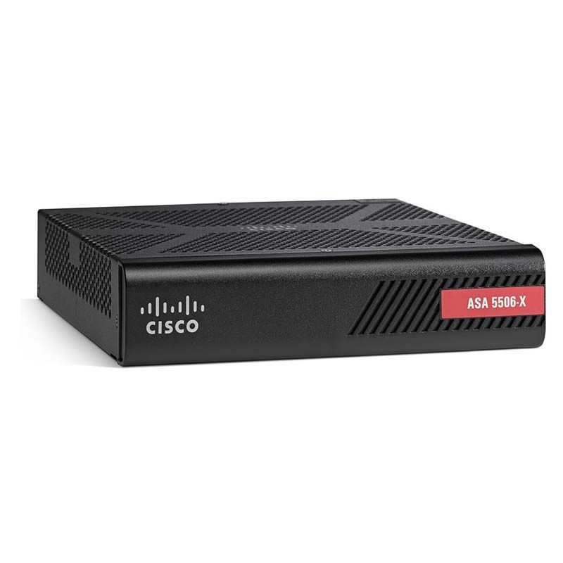 ASA5506-K8, Cisco ASA Firewall, 8xGE Data/1xGE Mgmt/FirePOWER