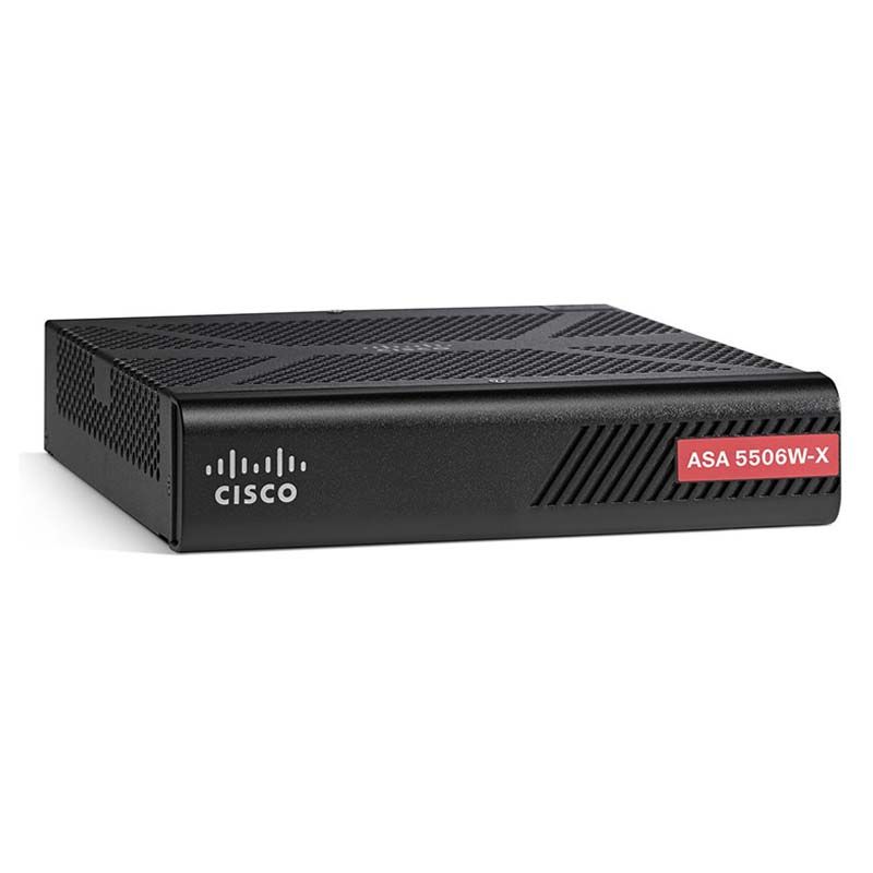 ASA5506W-B-K9, Cisco ASA5500 Series Firewall, 8GE Data/1GE Mgmt/WiFi US