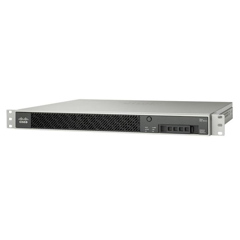 ASA5512-K9, Cisco ASA 5500 Firewall, 6GE Data/1GE Mgmt/3DES&AES