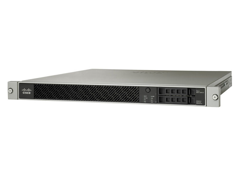 ASA5545-K9, Cisco ASA 5500 Firewall, 8GE Data/1GE Mgmt/3DES-AES