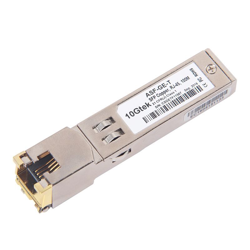 10Gtek 1000BASE-T Copper SFP RJ45 100M Transceiver Module