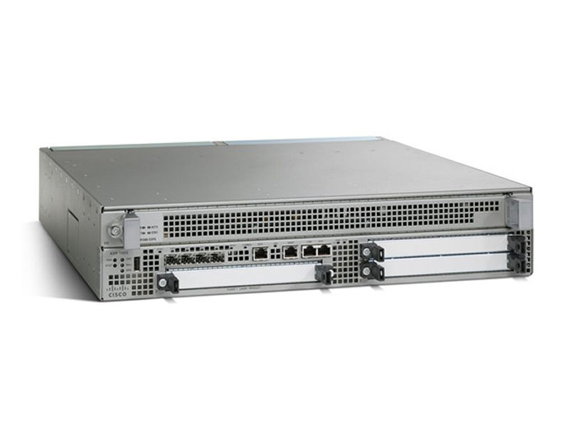 ASR1002-5G/K9, Cisco ASR1000 Router, 5Gbps Throughput/2x10GE Ports/Base Bundle