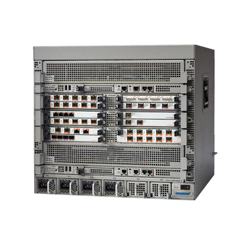 ASR1009-X, Cisco ASR1000 Router, 9-slot chassis/No PSU/No Fan
