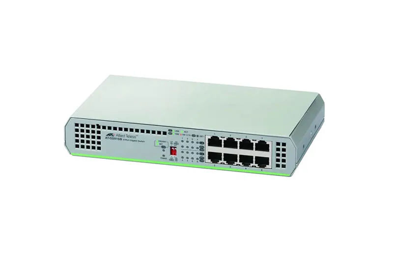 AT-GS910/8-10 - Allied Telesis 8x Ports 10/100/1000Base-T GbE Switch