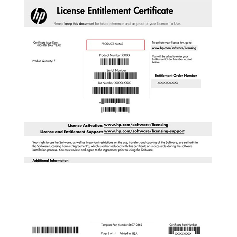 BB905A, HPE StoreOnce 4900 License, Replication LTU