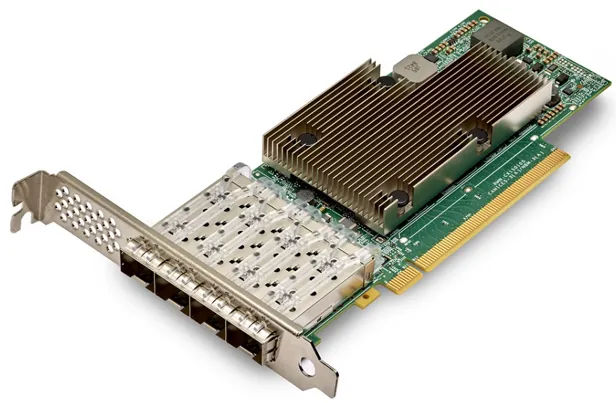 BCM957504-P425G - Broadcom P425G 4 x Ports 25GbE PCIe 4.0 x16 NIC