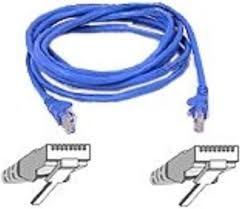 5FT CAT5E SNAGLESS PATCH CABLE, UTP, BLUE PVC JACKET, 24AWG, T568B, 50 MICRON, G
