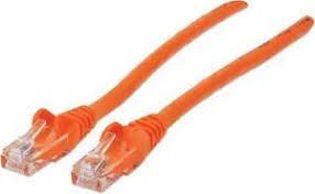 6FT CAT5E SNAGLESS PATCH CABLE, UTP, ORANGE PVC JACKET, 24AWG, T568B, 50 MICRON,