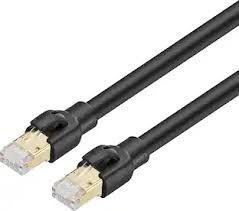 8FT CAT5E PATCH CABLE, UTP, YELLOW PVC JACKET, 24AWG, T568B, 50 MICRON, GOLD PLA