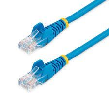 20FT CAT5E PATCH CABLE, UTP, BLUE PVC JACKET, 24AWG, T568B, 50 MICRON, GOLD PLAT