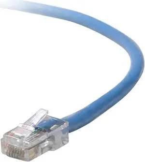 25FT CAT5E SNAGLESS PATCH CABLE, UTP, ORANGE PVC JACKET, 24AWG, T568B, 50 MICRON