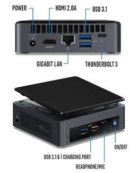 Intel NUC Kit NUC8i5BEK Mini PC Barebone BOXNUC8I5BEK