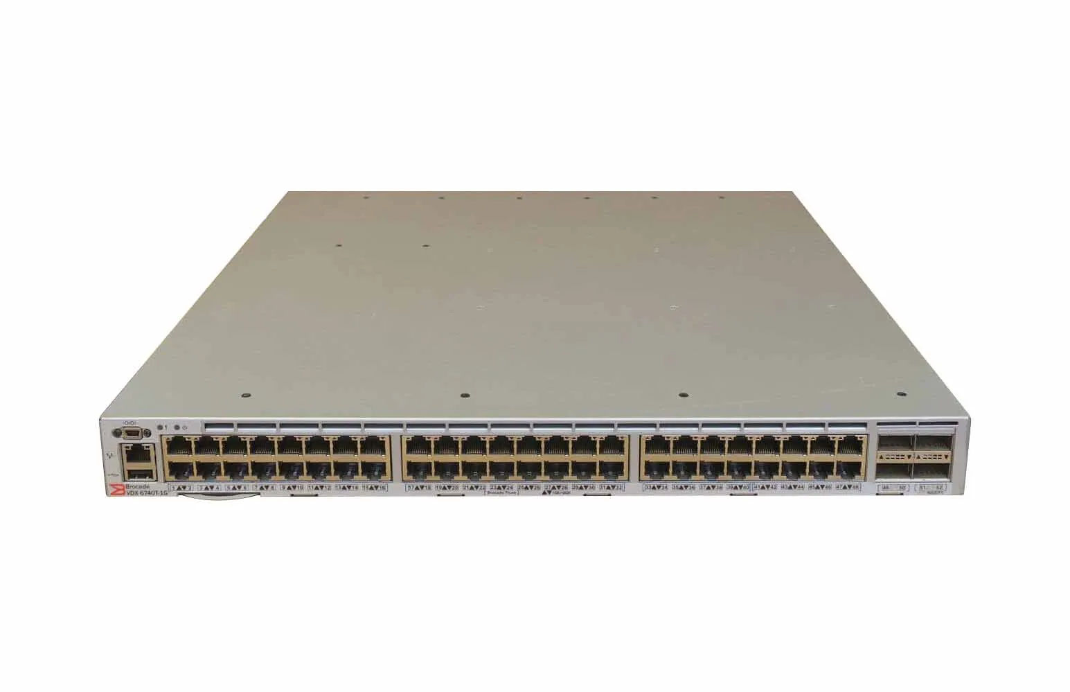 Brocade VDX 6740T-1G 48x1/10G-T 2x40QSFP+ Ethernet Switch