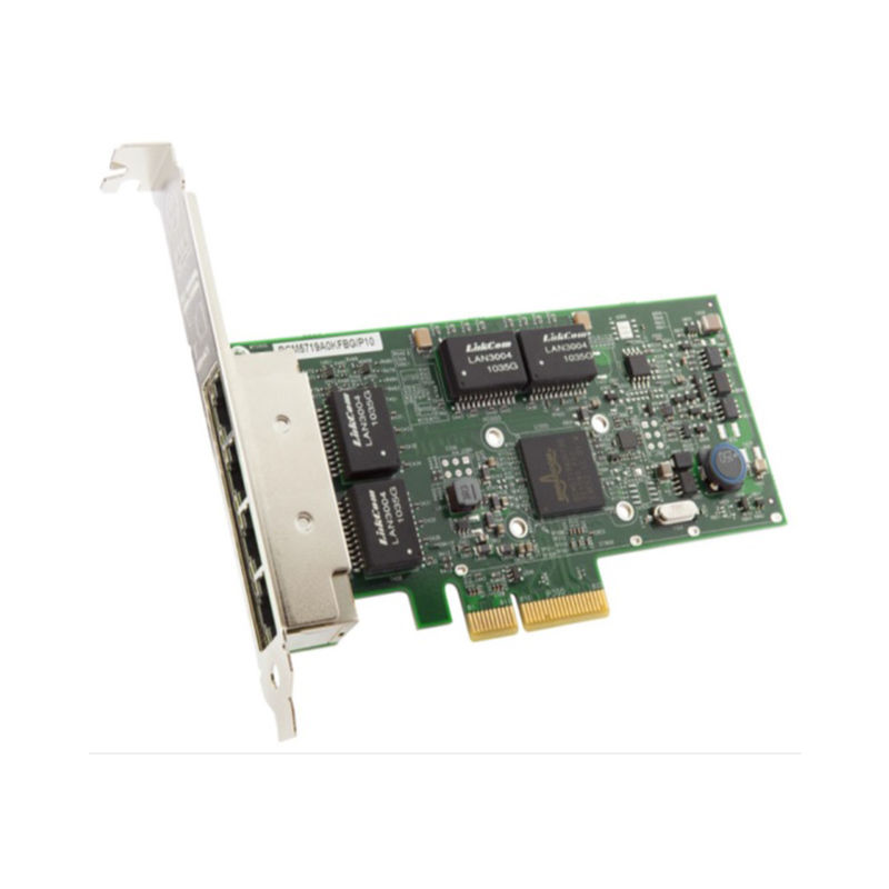 5719 PCI-E Quad Port 1G Electrical Port 4X, Broadcom Network Adapter, 4x1GbE RJ45/PCI-E/Quad-Port