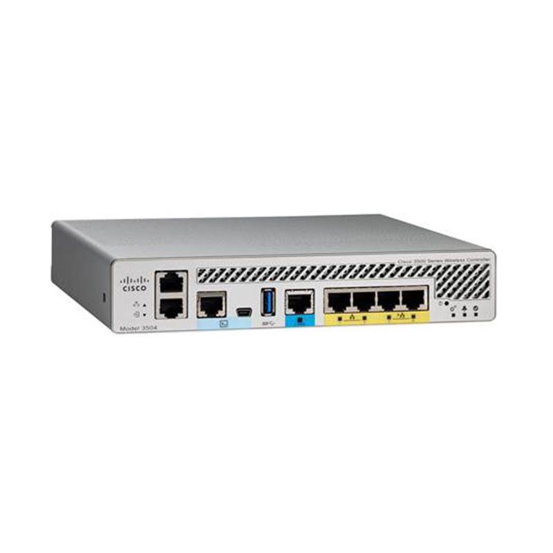 C1-AIR-CT3504-K9, Cisco 3504 Wireless Controller, 4x1GE/No AP license/Controller