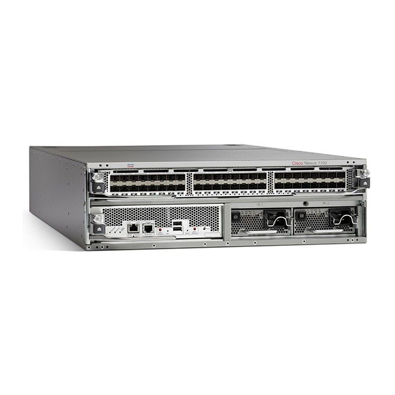 C1-N7702-S2E-AC, Cisco Nexus 7702 Switch, 1xSUP2E/2x3KW AC PSU/Chassis