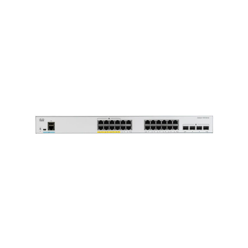 C1000-24T-4X-L, Cisco C1000 Switch, 24x GE/4x 10G SFP+