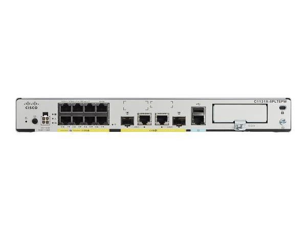 Cisco C1131-8PWE Integrated Services Router ISR 1100 8P Dual GE SFP Router Pluggable SMS/GPS - E Wifi